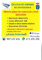 Escuela de idiomas. Abierto plazo matrícula curso 2024/2025